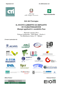 Diapositiva 1 - CTI Comitato Termotecnico Italiano