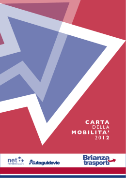 CARTA MOBILITA` 2012