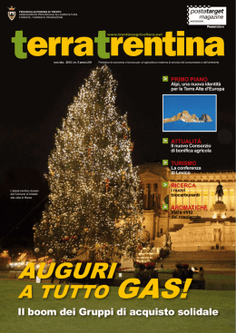 Dai GaS alla criSi auGuri - Provincia autonoma di Trento