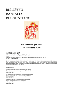 libretto della Messa