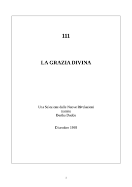 la grazia divina