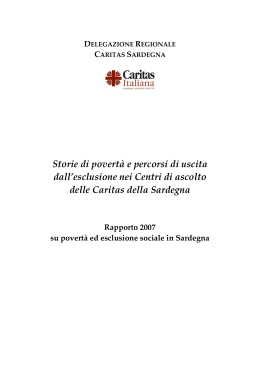 Dossier regionale Sardegna 2007