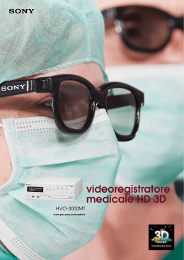 videoregistratore medicale HD 3D