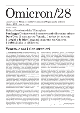 Scarica il pdf - Osservatorio milanese sulla criminalità organizzata al