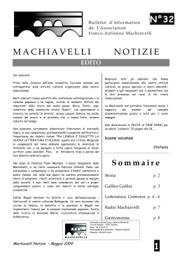 Numero 32 - Machiavelli