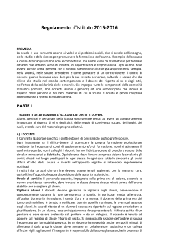regolamento 2015-16 - Istituto Comprensivo Botticelli