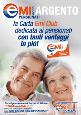 la Carta Emi Club - emi supermercati