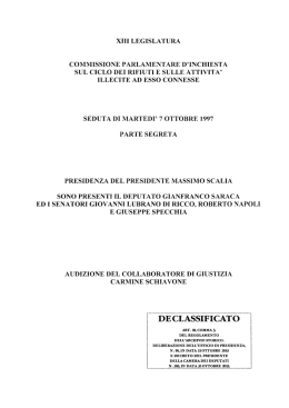 dichiarazioni - Camera dei Deputati