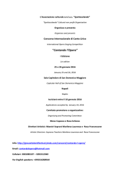 Scarica il bando completo