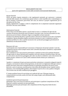 REGOLAMENTO DISC DOG - Documento senza titolo
