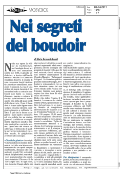 Dalla rassegna stampa. Mobidick (Liberal