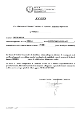 Scanned Document - Banca di Credito Cooperativo di Cambiano