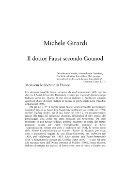 Il dottor Faust secondo Gounod - Università degli studi di Pavia
