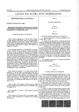 leggi ed altri atti normativi