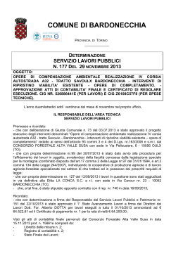 Determina 177_2013 - Comune di Bardonecchia