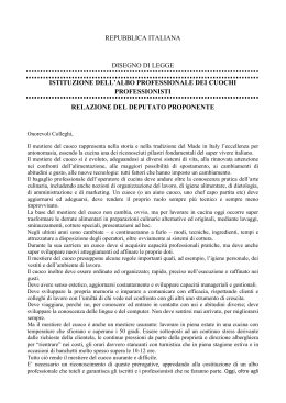 repubblica italiana disegno di legge istituzione dell`albo
