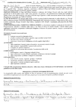 contratto formativo 1A - ISTITUTO COMPRENSIVO VILLADOSE