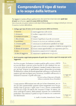 "Lettori si diventa" Quaderno competenze 1