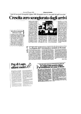 7 giugno 2000 - Rassegna Stampa