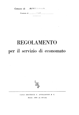 regolamento - Alagna Valsesia