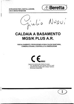 caldaia a basamento mgsik plus ar