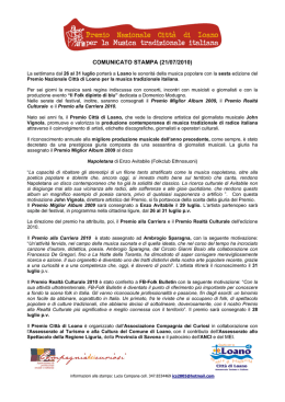 il premio incontra&hellip;