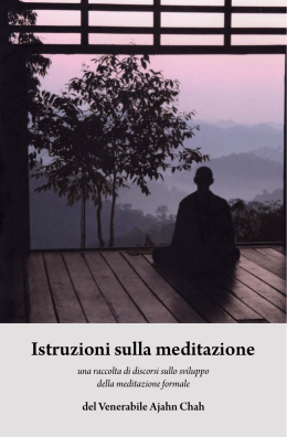 Istruzioni sulla meditazione