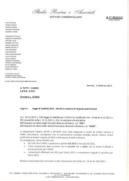 N&deg; 5 - Studio Rosina e Associati