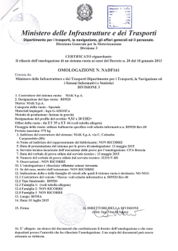 Scarica il certificato - Vendita Cerchi in lega e cerchi in ferro