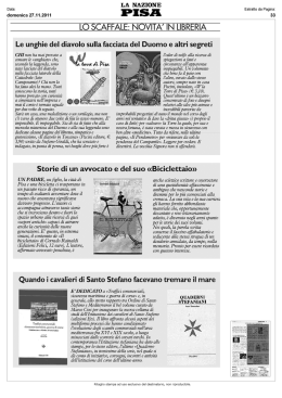 Lo scaffale: novità in libreria