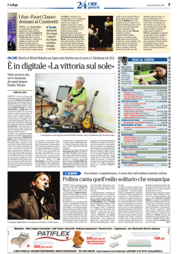 &Egrave; in digitale &laquo;La vittoria sul sole