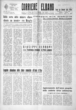 Page 1 :I GÜNCESSIÜNÀRM l Dino Berti r I Portoferraio . i . via