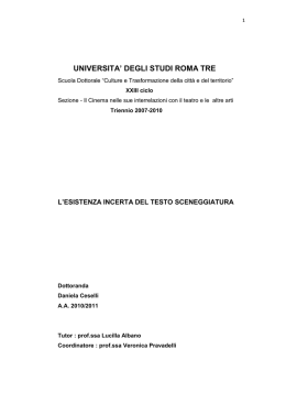 universita` degli studi roma tre