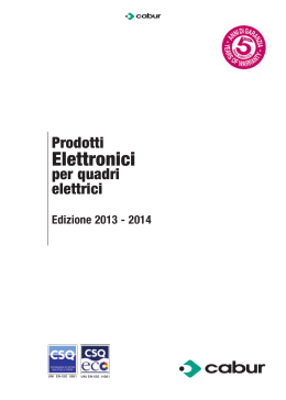 Prodotti Elettronici per quadri elettrici