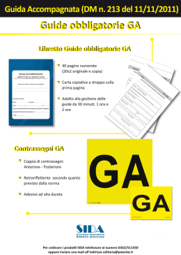 Scarica il volantino pubblicitario dei prodotti SIDA per