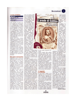 L`erede di Galileo