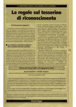 Le regole sul tesserino di riconoscimento 4