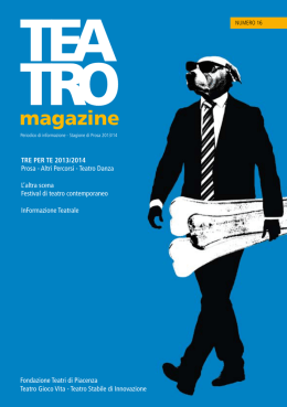 Teatro Magazine 16 - Teatro Gioco Vita
