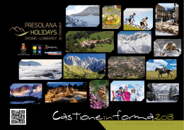 Castioneinforma2013 - Presolana Holidays