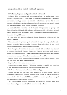 Lo Stato di diritto, caratterizzato dalla supremazia della legge , cui