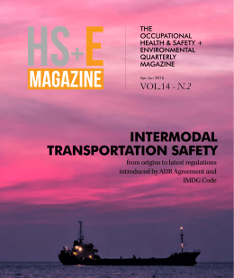 Vol.14 – N.2 - HS+E Magazine