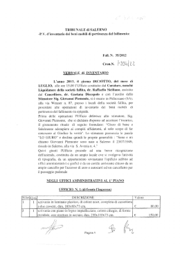 Inventario - Aste Legali Giudiziarie