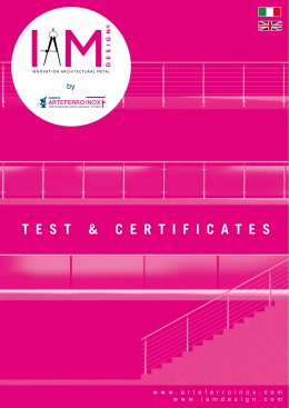 test & certificates
