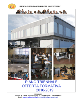 piano triennale offerta formativa 2016-2019