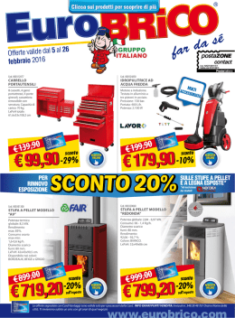 sconto 20% - Eurobrico