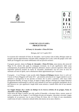 Comunicato Progetto OZ
