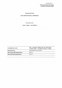 allegato a - Consiglio regionale dell`Abruzzo