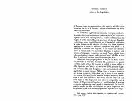 Croce e la linguistica
