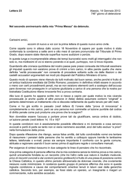 Lettere 23-31, anno 2012