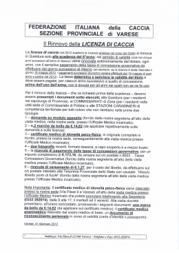 clicca qui - FIDC - Sezione Provinciale di Varese